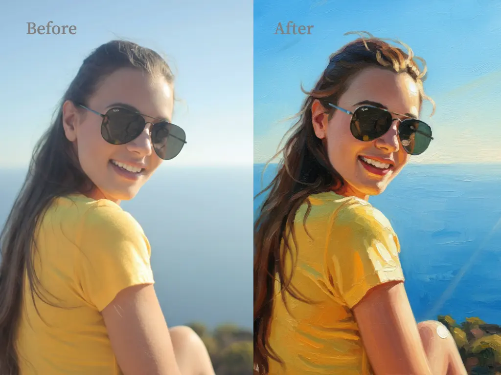Transform Any Photo Style with a Single Prompt